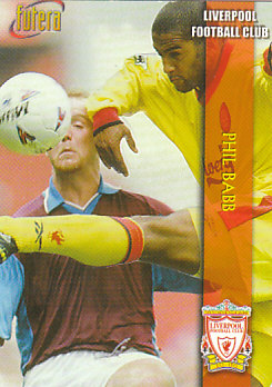 Phil Babb Liverpool 1998 Futera Fans' Selection Embrossed #18